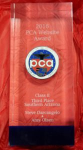 PCA 2016 Website Award - 3rd